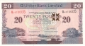 Ulster Bank Ltd 20 Pounds,  6.12.2018